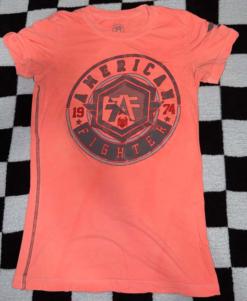 American Fighter Premium Athletics Neon Orange Graphic T-Shirt